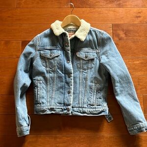 Levi’s Fur Lined Denim Jacket